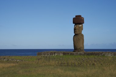 Rapa Nui antik Moai heykele 