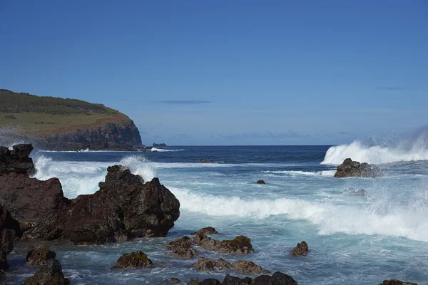 Côte de l'île de Pâques — Photo