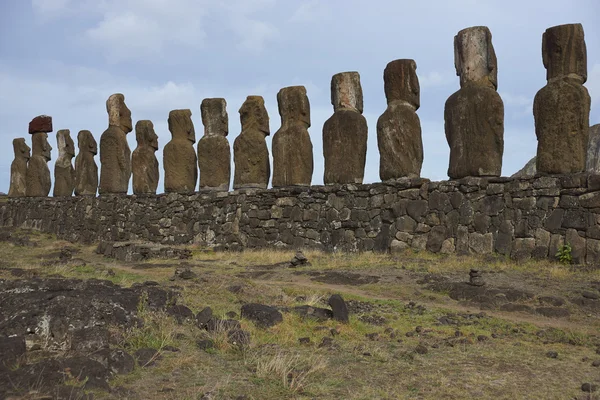 Ahu Tongariki on Easter Island — Stock Photo, Image