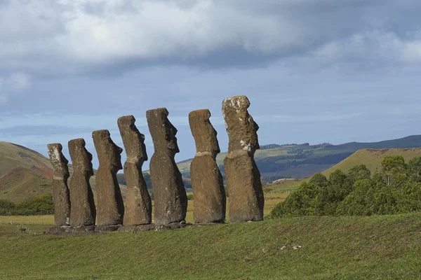 Ahu Kivi, Easter Island — Stock Photo, Image