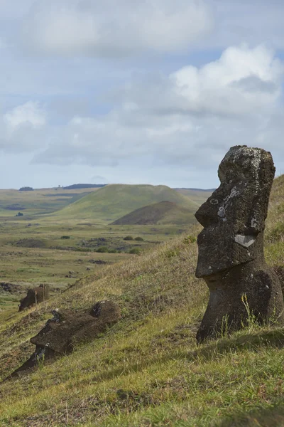 Statues of Easter Island — Stock Photo, Image