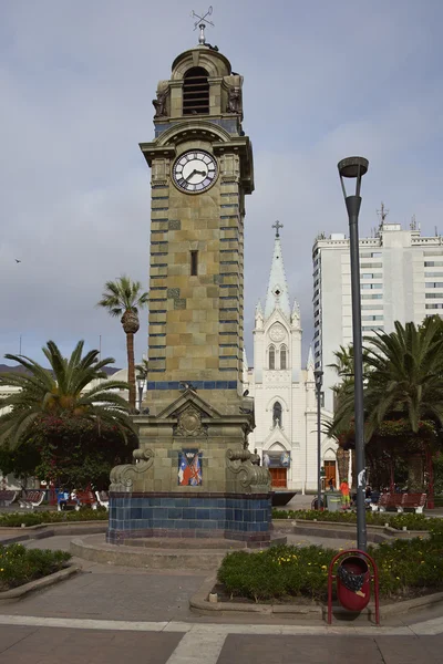 Torre relógio histórico — Fotografia de Stock