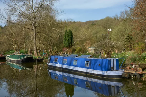 Bath Somerset United Kingdom March 2021 Sunny Morning Kennet Avon — Stock Photo, Image