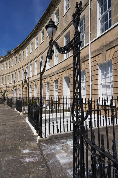 Bath Somerset Reino Unido Junho 2021 Crescente Histórico Cidade Bath — Fotografia de Stock