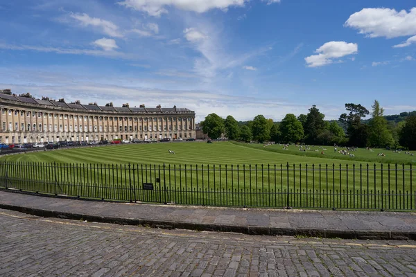 Bath Somerset United Kingdom June 2021 Single Person Private Residents — Stock Photo, Image