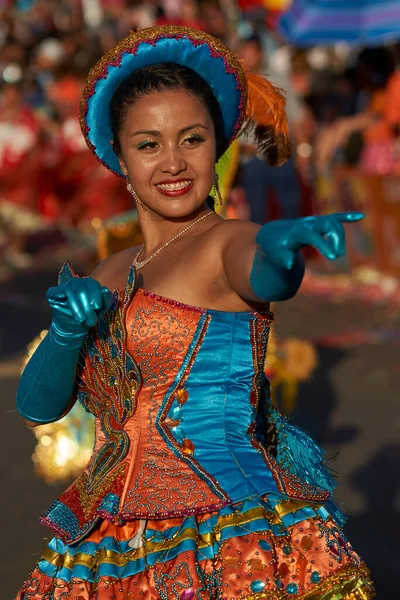 Arica Chile Januar 2016 Morenada Tanzgruppe Führt Einen Traditionellen Rituellen — Stockfoto