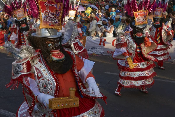 Arica Chili Januari 2016 Morenada Dansgroep Die Een Traditionele Rituele — Stockfoto