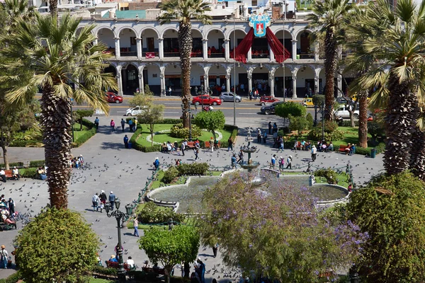 Arequipa Plaza de Armas — Stockfoto