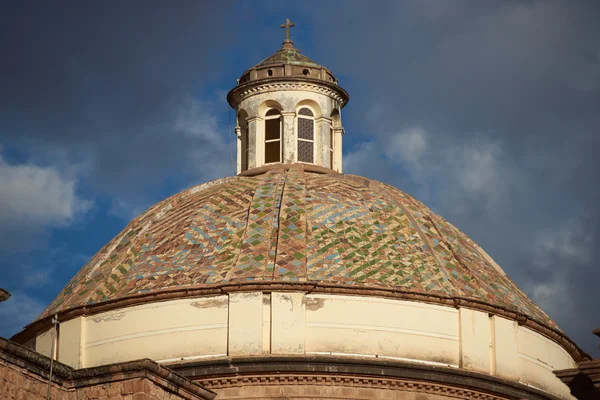 Dome of the Iglesia de la Compania in Cusco — Stock Photo, Image