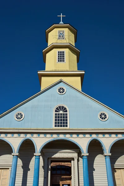 Chiesa storica di Conchi sull'isola di Chiloé — Foto Stock