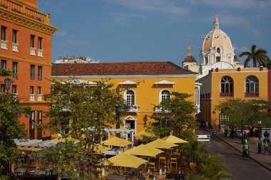 Cartagena renkli Plaza