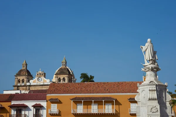 Statue Christopher Columbus — Stock Photo, Image