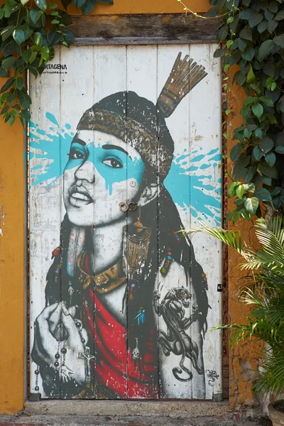 Cartagena Street Art — Stockfoto