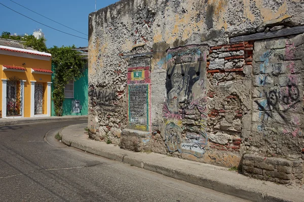 Arte Urbano de Cartagena de Indias — Foto de Stock