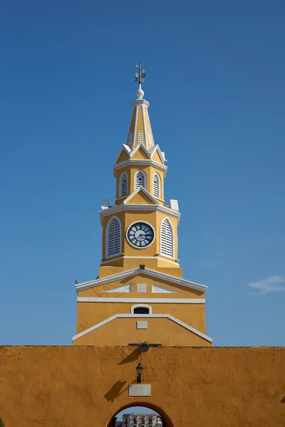 Cartagena hodinová věž — Stock fotografie