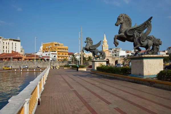 Pegasus-Statuen in Cartagena — Stockfoto
