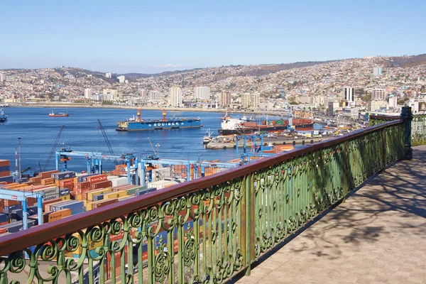 Hafen von Valparaiso — Stockfoto