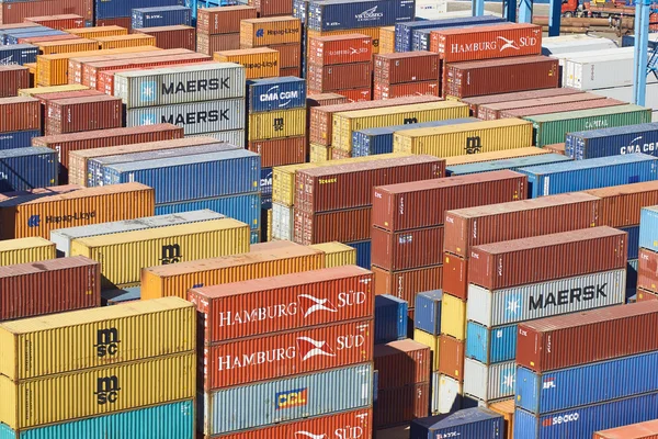 Containerhafen — Stockfoto