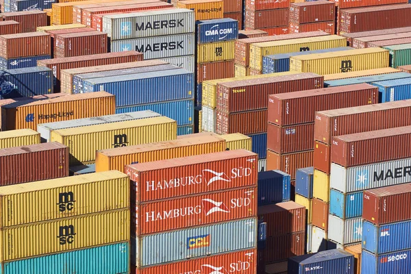 Containerhamn — Stockfoto