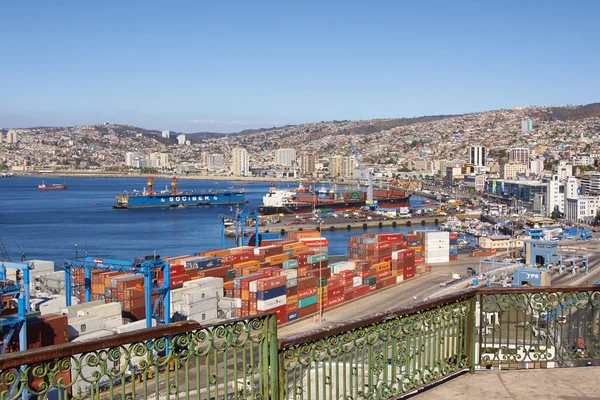 Haven van Valparaíso — Stockfoto