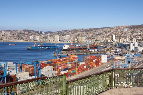 Hafen von Valparaiso — Stockfoto