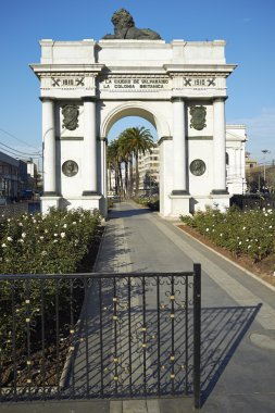 Arco Britanico ayında Valparaiso
