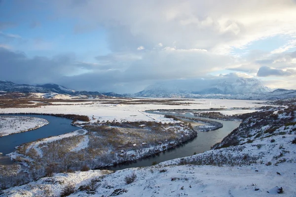 Winter in Torres del Paine — Stock Photo, Image
