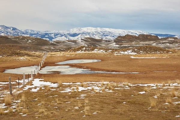 Hiver dans le parc national de Torres del Paine — Photo