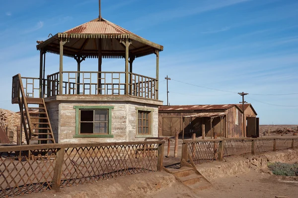 Bandstand at Humberstone Saltpeter Works — Stock Photo, Image