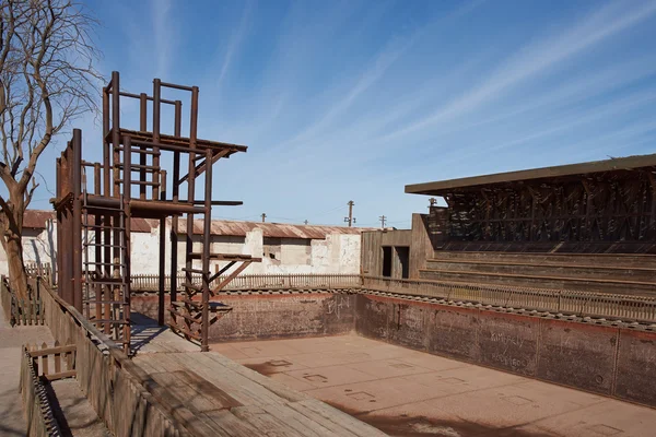 Swimming Pool at Humberstone Saltpeter Works — Stock Photo, Image