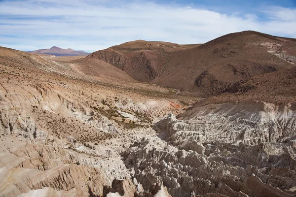 Ingewikkelde rotsformaties op de Chileense Altiplano — Stockfoto