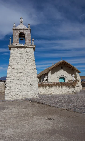 Historiska kyrkan på Altiplano — Stockfoto