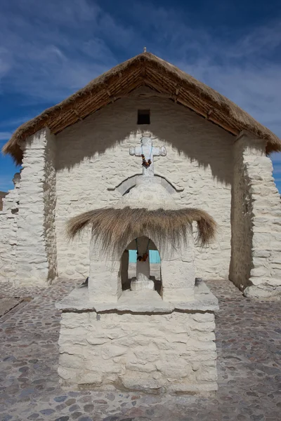 Historische kerk op de Altiplano — Stockfoto