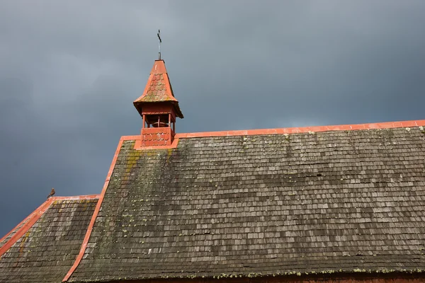 Wiejski kościół w Chile Lake District — Zdjęcie stockowe