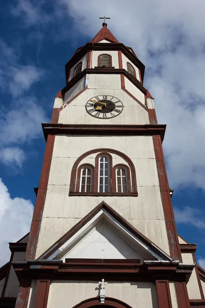 Iglesia en el Distrito de los Lagos de Chile — Foto de Stock