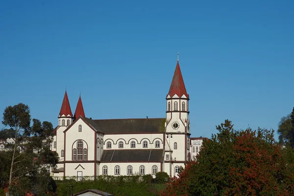 Kyrkan i chilenska Lake District — Stockfoto