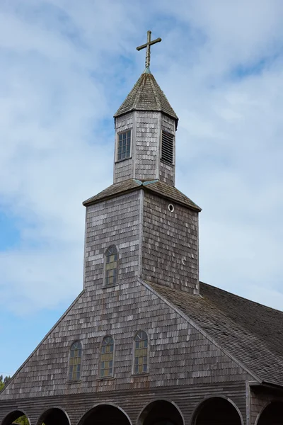 Wooden Church in Chiloe — Stock Photo, Image