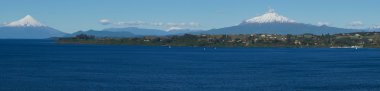 Volkanlar Osorno ve Calbuco