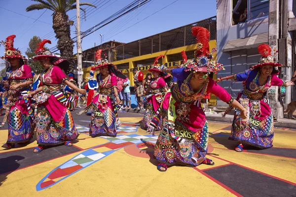 Grupo Tinku Dancing — Fotografia de Stock