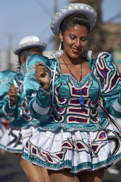 Caporales dansgrupp — Stockfoto