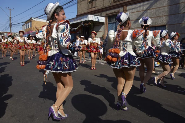 Caporales Dancers - Arica — Stock Photo, Image