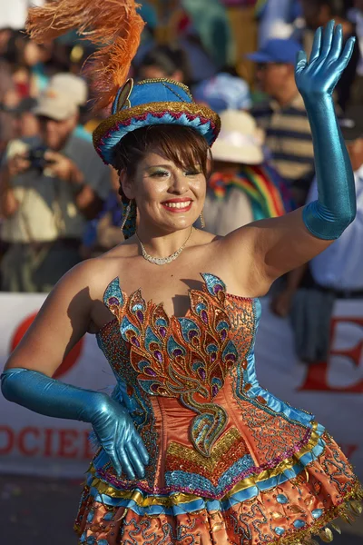 Morenada dansçı - Arica — Stok fotoğraf