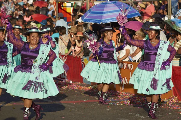 Morenada χορευτές - Arica — Φωτογραφία Αρχείου
