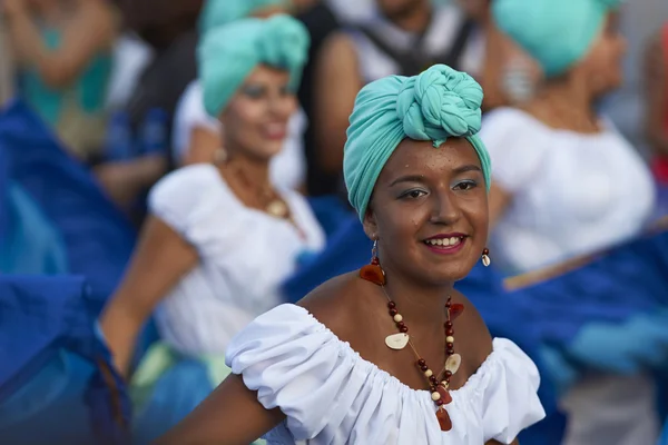 Grupo de Dança de Descendência Africana — Fotografia de Stock