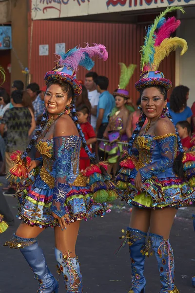 Grupo de Dança Morenada — Fotografia de Stock