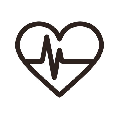 Kalp atışı vecror simgesi