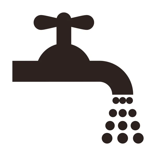 Icono Grifo Agua Ilustración Vectorial — Vector de stock