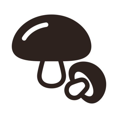 Beyaz arkaplanda izole edilmiş mantarlar