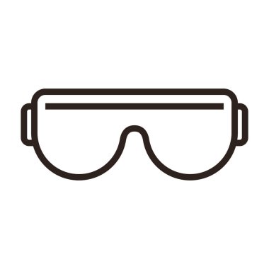 Koruyucu gözlük ya da gözlük. İnsan gözünü korumak için güvenlik önlemi