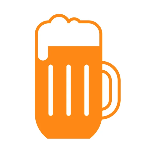 Symbol szkło piwo — Wektor stockowy